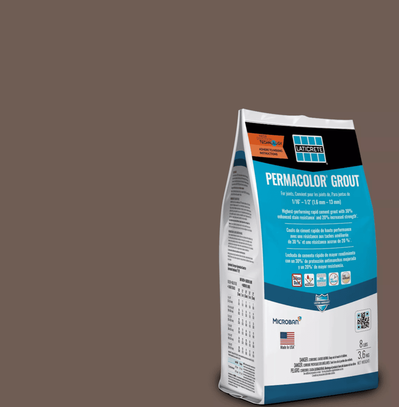 LATICRETE - PERMACOLOR GROUT CHESTNUT BROWN 66 8LB