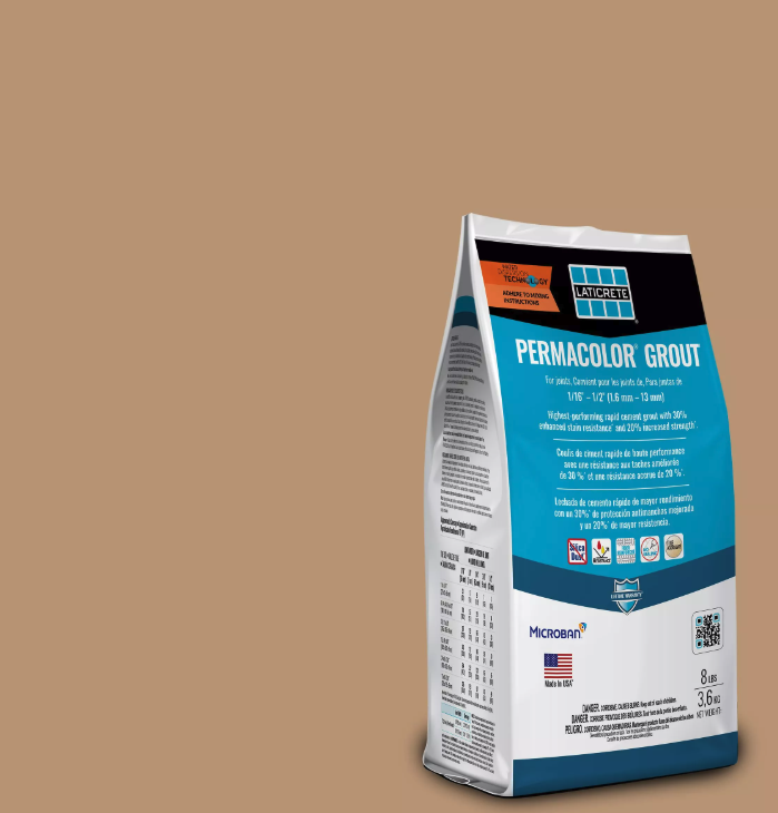 LATICRETE - PERMACOLOR GROUT TOASTED ALMOND 52 - 8LB