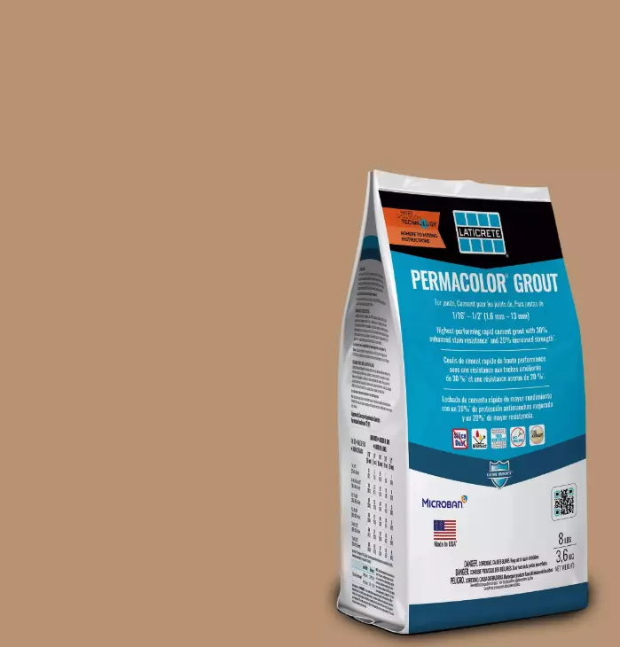 LATICRETE - PERMACOLOR GROUT TOASTED ALMOND 52 - 8LB