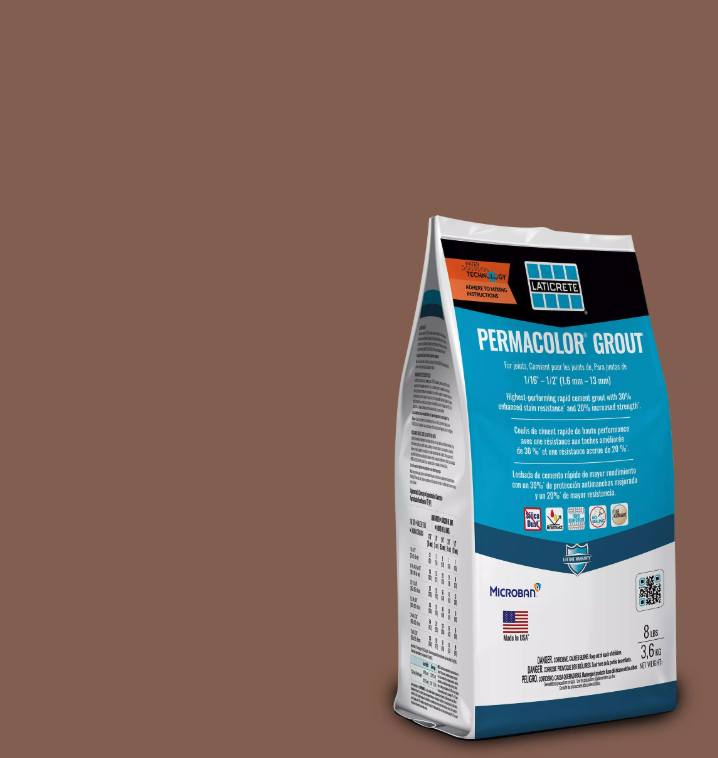 LATICRETE PERMACOLOR GROUT TERRA COTTA 58 - 8LB