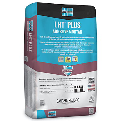 LATICRETE - LHT PLUS WHITE 50LB