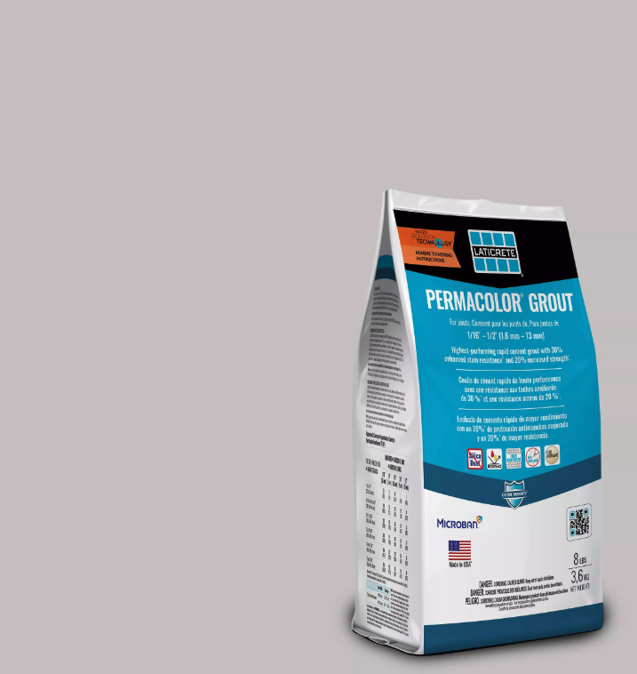 LATICRETE - PERMACOLOR GROUT SILVER SHADOW 88 - 8LB