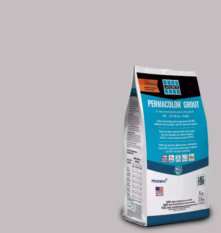 LATICRETE - PERMACOLOR GROUT SILVER SHADOW 88 - 8LB