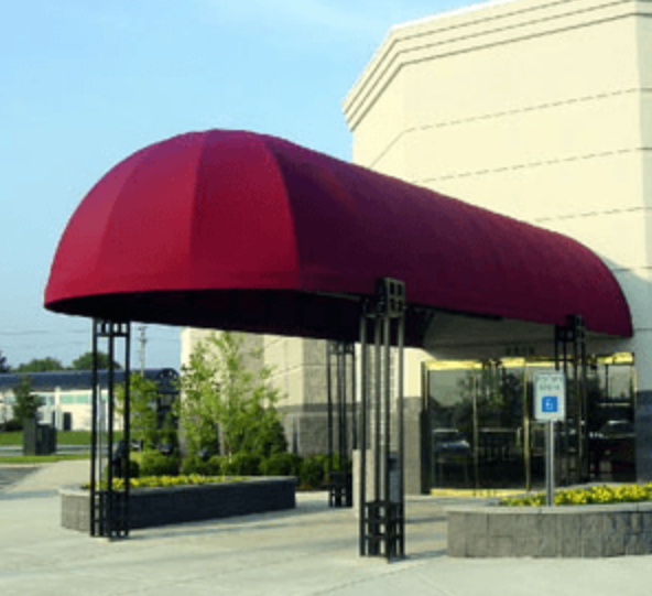 Entrance Canopies by MG Sign: Professional Look with Purpose