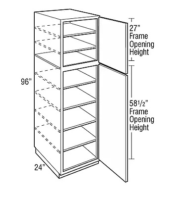 Classic Wide Utility Single Door 18" x 96"