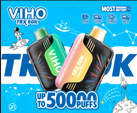 VIHO TRX 50K PUFFS 5PK NIC DISPOSABLE
