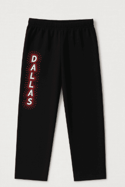 Dallas Open Bottom Sweatpants - CA Dallas