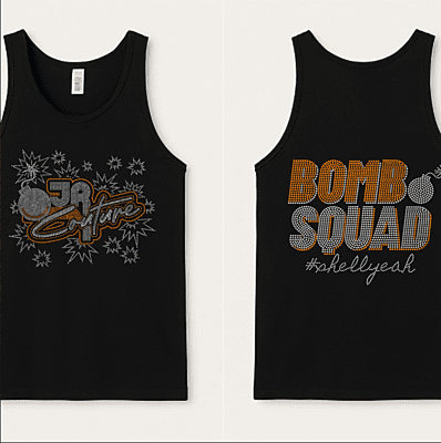 Bomb Squad Rhinestone Tank
