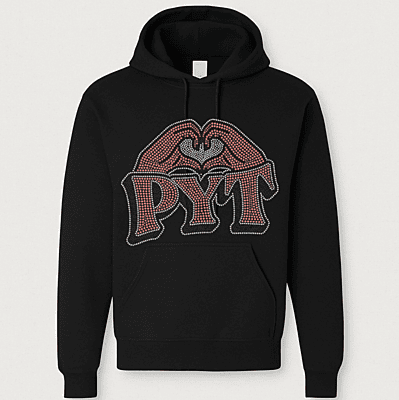 PYT Rhinestone Hoodie