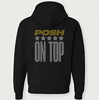Posh On Top Rhinestone Pocket Hoodie Posh On Top Rhinestone Pocket Hoodie