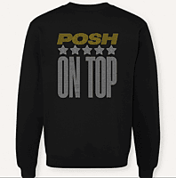 Posh On Top Rhinestone Hoodie Posh On Top Rhinestone Hoodie