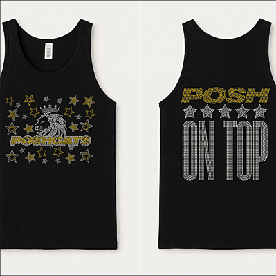 Posh On Top Rhinestone Tank