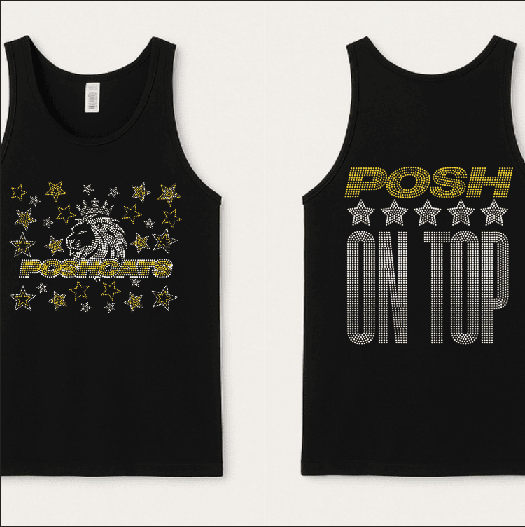 Posh On Top Rhinestone Tank Posh On Top Rhinestone Tank
