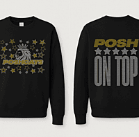 Posh On Top Rhinestone Hoodie Posh On Top Rhinestone Hoodie