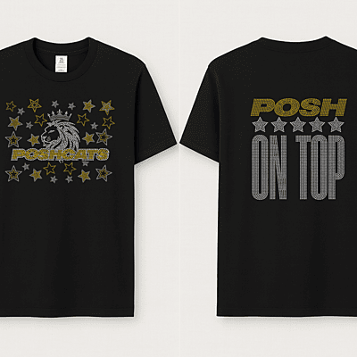 Posh On Top Rhinestone Tee