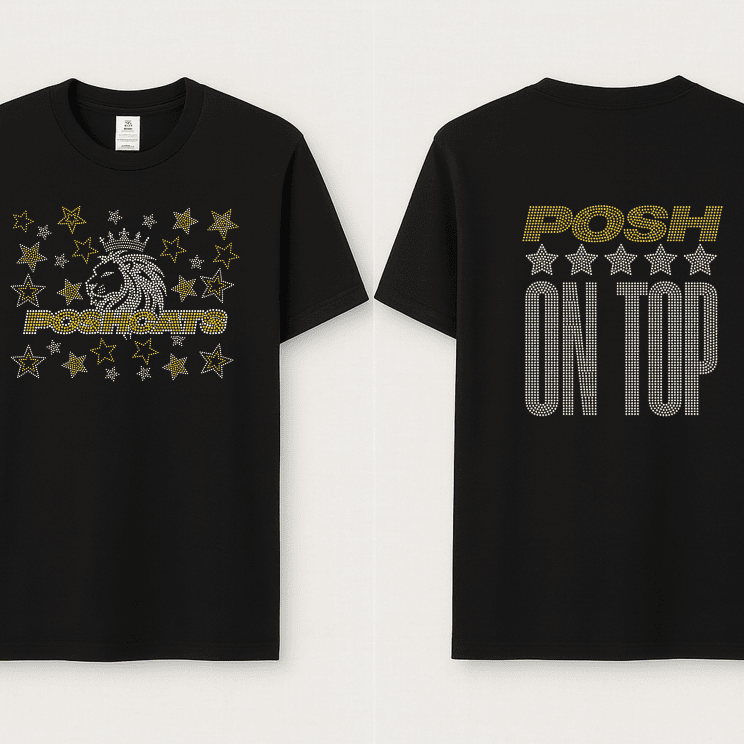 Posh On Top Rhinestone Tee Posh On Top Rhinestone Tee