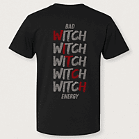 Scarlet Bad Witch Rhinestone Tee Scarlet Bad Witch Rhinestone Tee