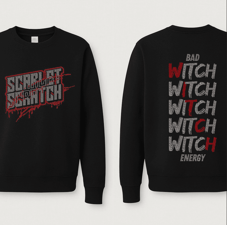 Scarlet Bad Witch Crewneck Sweatshirt Scarlet Bad Witch Crewneck Sweatshirt