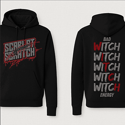 Scarlet Bad Witch Pocket Hoodie
