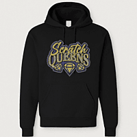 Scratch Queens Rhinestone Pocket Hoodie Scratch Queens Rhinestone Pocket Hoodie