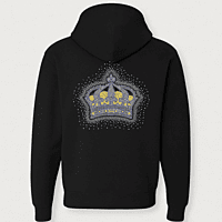 Scratch Queens Rhinestone Pocket Hoodie Scratch Queens Rhinestone Pocket Hoodie