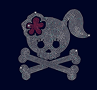Girls Flower Skull Top Girls Flower Skull Top