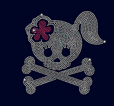 Girls Flower Skull Top Girls Flower Skull Top
