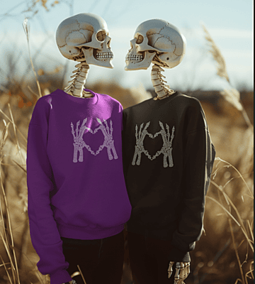 Skeleton Love Sweatshirt Skeleton Love Sweatshirt