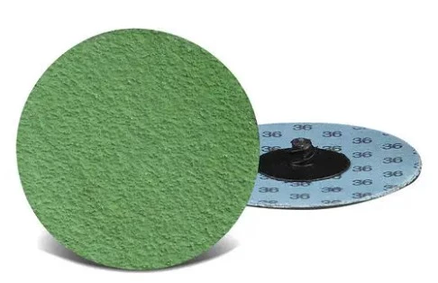 Zirconia W/ Grinding Aid Roll-On Quick Change Discs, 2-Ply