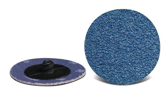 Zirconia Roll-On Quick Change Discs, 2-Ply