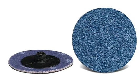 Zirconia Roll-On Quick Change Discs, 2-Ply