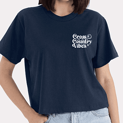 Eagles Cross Country Vibes Boxy Tee