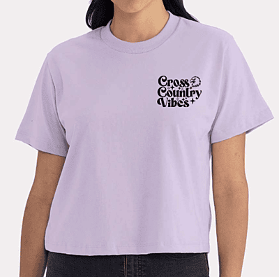 Eagles Cross Country Vibes Boxy Tee