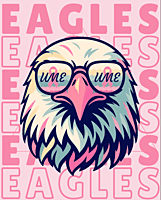 Cotton Candy Pink Out Eagles Cotton Candy Pink Out Eagles