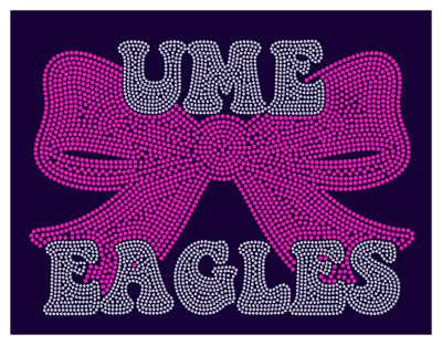 Bling Bow UME Eagles