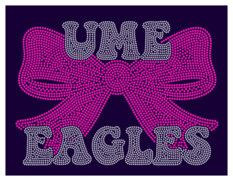Bling Bow UME Eagles Bling Bow UME Eagles