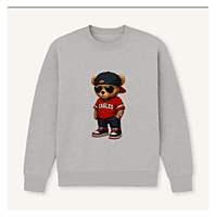 Eagle Fan Bear Crewneck Eagle Fan Bear Crewneck
