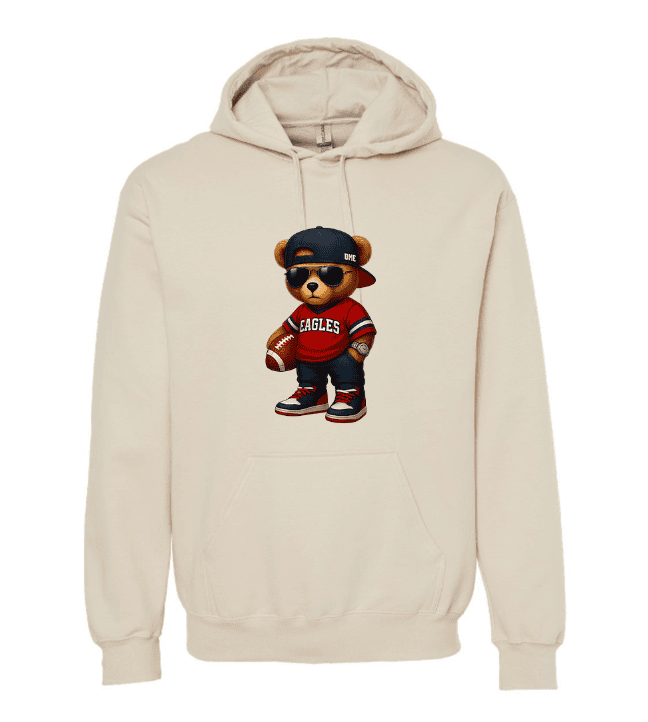 Eagle Fan Bear Pocket Hoodie Eagle Fan Bear Pocket Hoodie