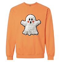 Fuzzy Ghost Crewneck