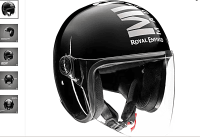 ROYAL ENFIELD OP MLG GLOSS BLACK/WHITE XL