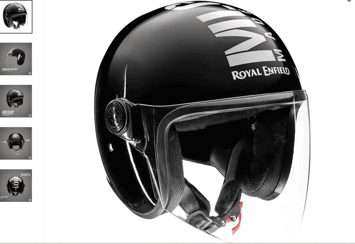 ROYAL ENFIELD OP MLG GLOSS BLACK/WHITE XL
