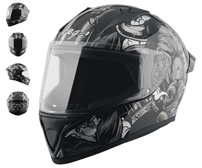 VEGA BOLT BULL BLACK GREY M/V (L) VEGA BOLT BULL BLACK GREY M/V (L)