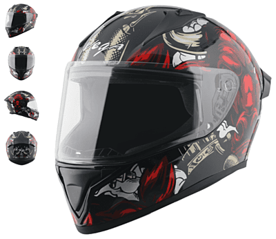 VEGA BOLT BULL BLACK RED M/V (L) VEGA BOLT BULL BLACK RED M/V (L)