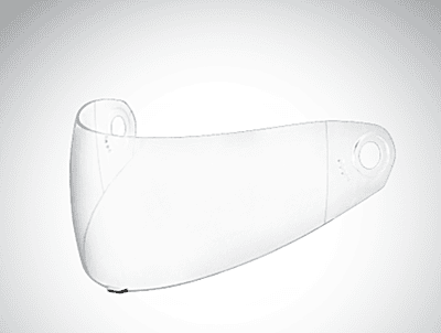 AEROSTAR SPARE PARTS CLEAR VISOR FOR EVO PLUS