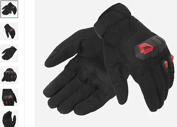ROYAL ENFIELD RAMBLER RIDING GLOVES BLACK XL