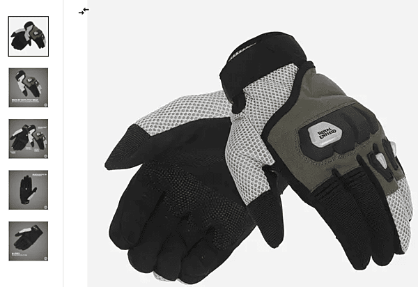ROYAL ENFIELD RAMBLER RIDING GLOVES OLIVE XL