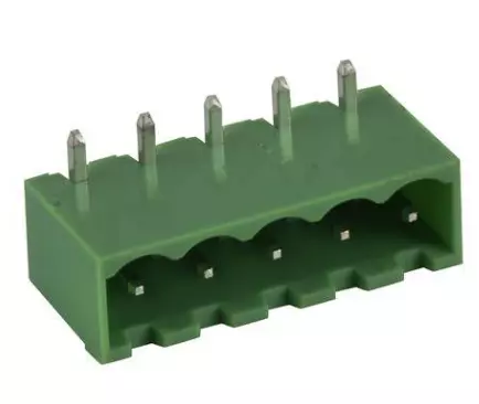 3.81 5 PIN MALE CONN. R/A