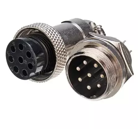 8 PIN ROUND CELL M/F CONNECTOR
