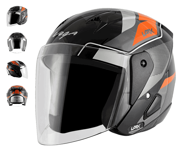 VEGA LARK LEGEND BLACK ORANGE C/V (L)