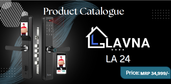 LAVNA LA24 Smart Face Door Lock | 8 Way Unlock LAVNA LA24 Smart Face Door Lock | 8 Way Unlock